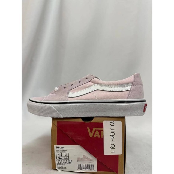 Vans Sk8-Low Orchid Ice True White Suede Canvas Sneakers VN0A4UUKA0M Womens 6 - Picture 5 of 13